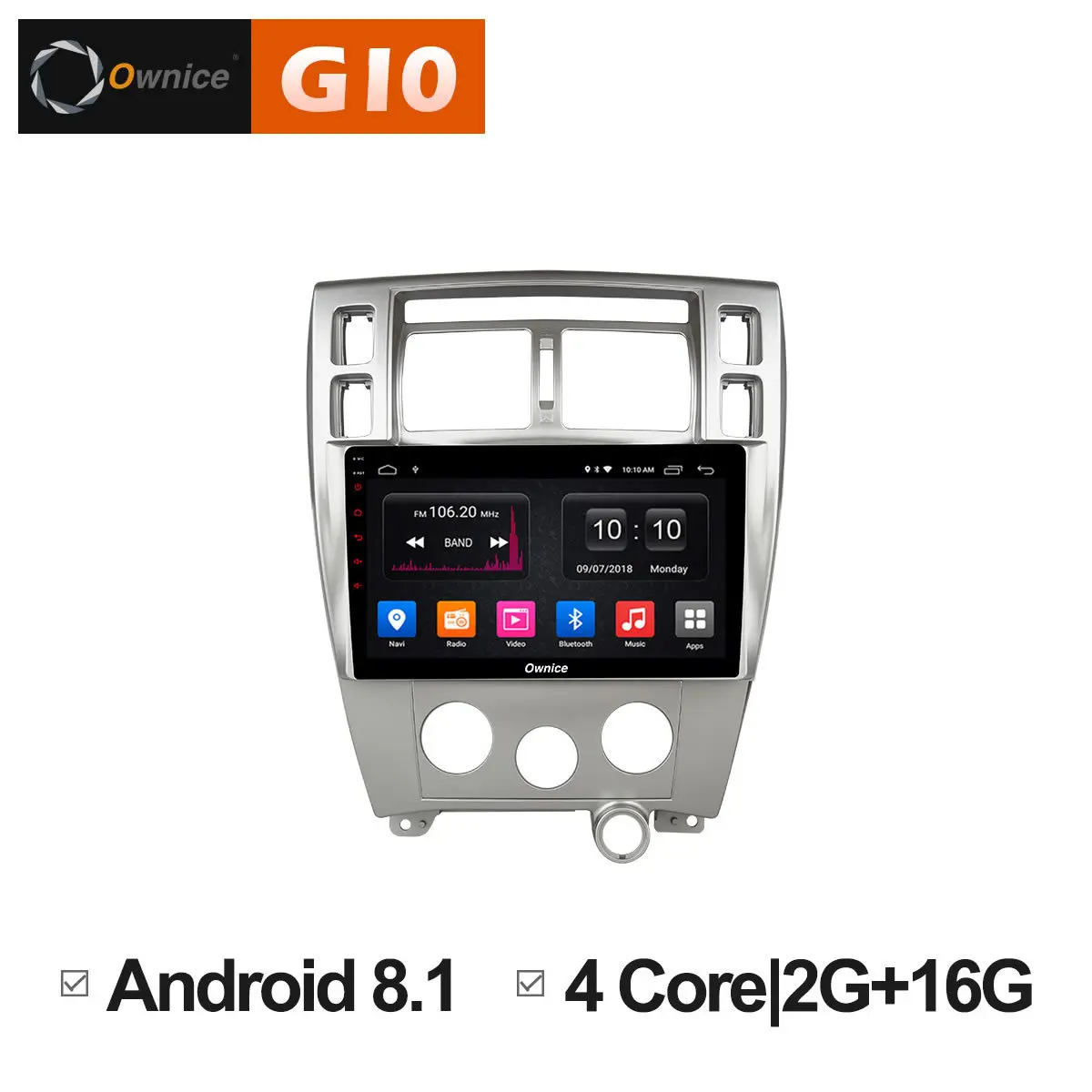 Top Ownice C500+ G10 Car Radio Multimedia 8 core android 8.1 Video Player Navigation GPS For Hyundai Tucson 2005 2006 2007 -2009 4G 1