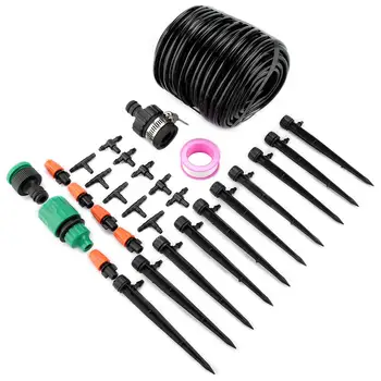 

25M Micro Drip Irrigation Auto Timer Self Plant Watering Garden DIY Hose System Garden Tools 2019 New Wholesale