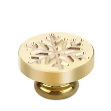 Lemonbest MerryRetro латунная головка штемпеля воск печать штамп Снежинка/Лось/Роза/шаблон приглашение Merry