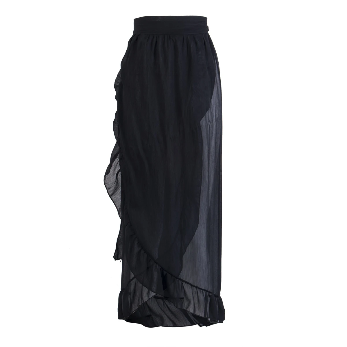Летняя женская повседневная плиссированная юбка с высокой талией в богемном стиле, асимметричная плиссированная юбка с завязками