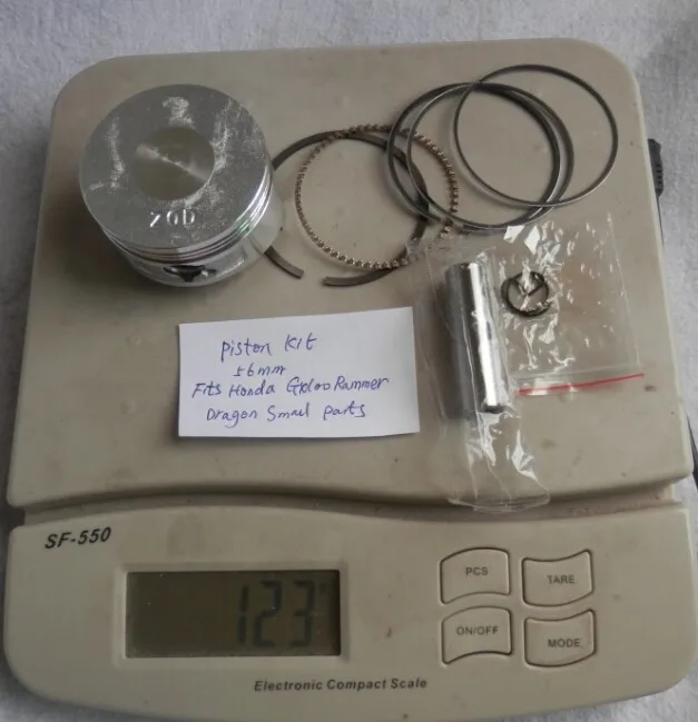 PISTON KIT 56MM HONDA GX100 RAMMER 7
