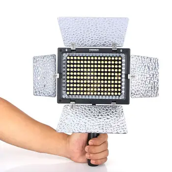Yongnuo YN-160 II LED Video Light Lamp with Condenser Mic for Canon Nikon Pentax Camera DV Camcorder Photo Studio Light
Yongnuo YN-160 II LED Video Light Lamp with Condenser Mic for Canon Nikon Pentax Camera DV Camcorder Photo Studio Light