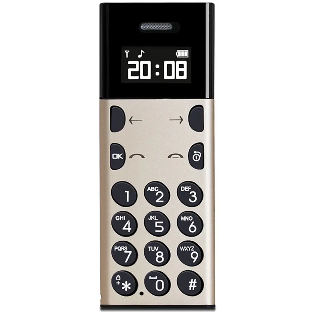 Новый AEKU A5 2G многофункциональный мобильный телефон 0 96 дюйма MTK6261D 32 Мб