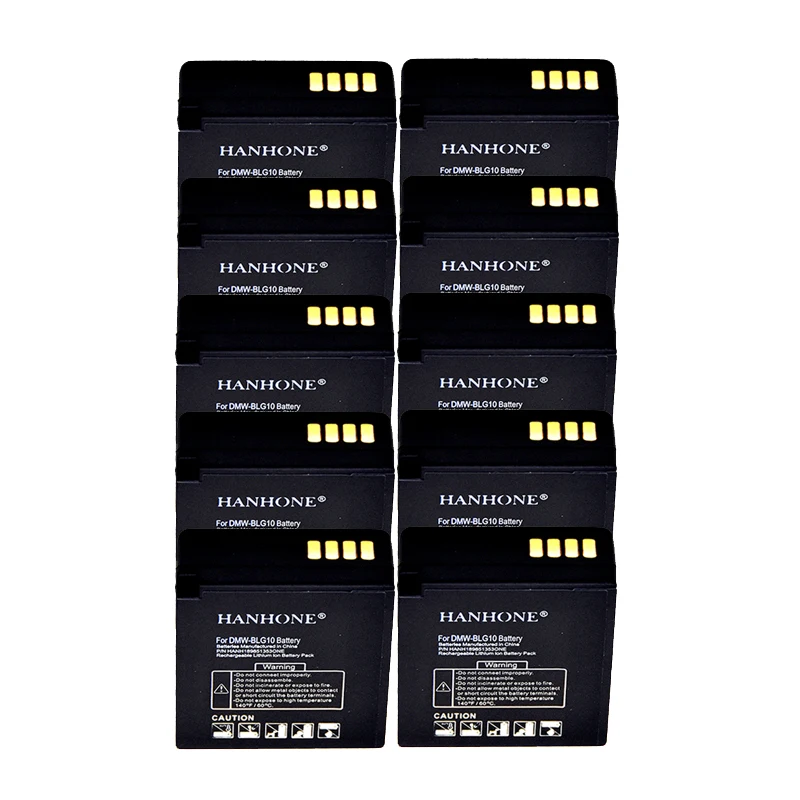 10 шт. 1600 мАч DMW BLG10 BLG10E BLE9E BLG10PP батарея для Panasonic Lumix DMC GF6 LX100 GX80 GX7 GF5 ZS70 ZS100 ZS60