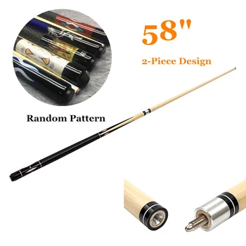 

Random Style 1Pcs 147cm Wooden Pool Cue Billiard House Bar Pool Cue Sticks Entertainment Snooker Accessories Billiard Tools