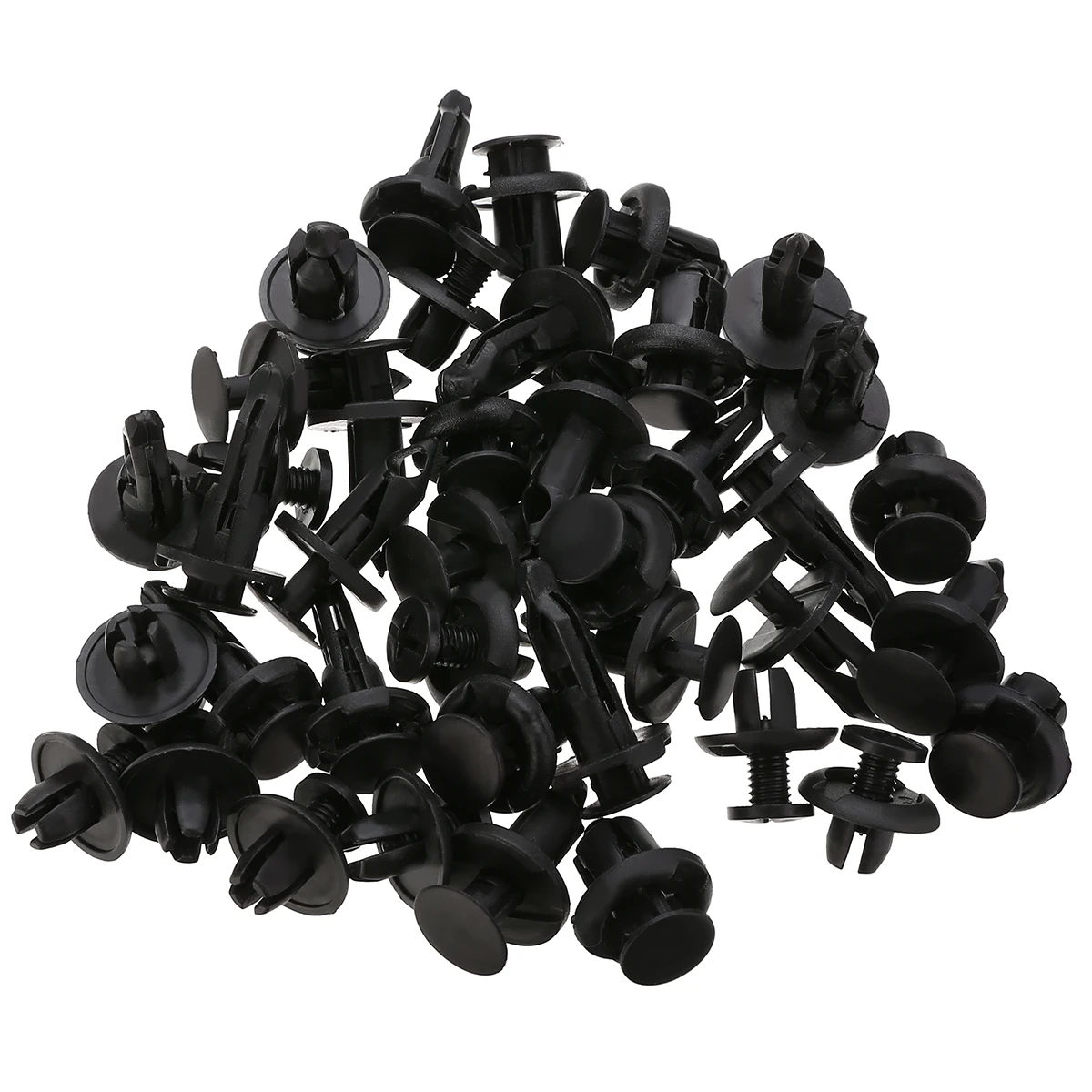 Universal 40x Car Mud Flaps Clip Plastic Car Push Pin Rivet Bumper