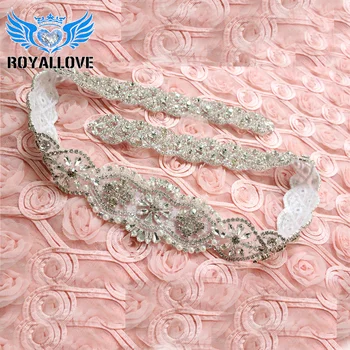 

Blingbling Crystal Rhinestones Evening Party Prom Dresses Accessories Wedding Belt Sashes Bride Belt Waistband Appliques 86.5cm