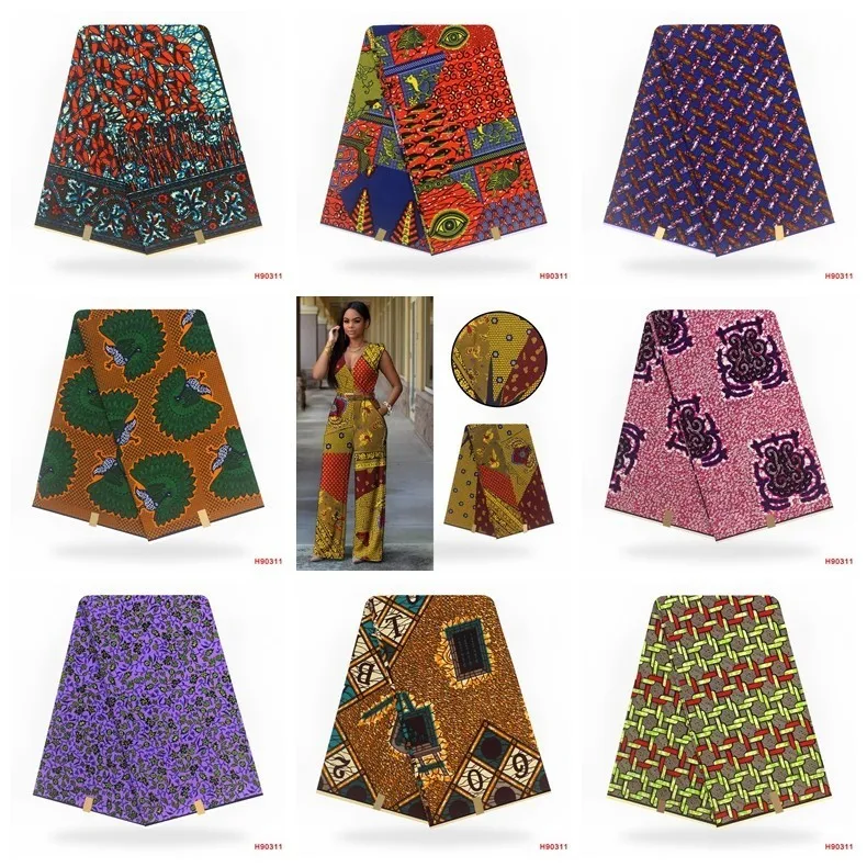 Veritable Wax Veritable Nigerian Lace Fabrics ASO EBI African Cotton Print Ankara Veritable Wax Pagne Africain Wax Veritable