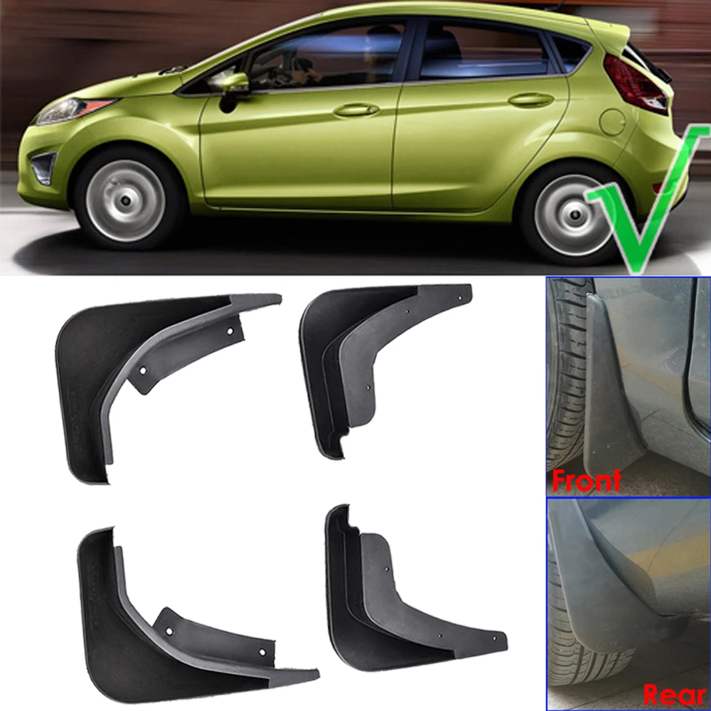 Авто ABS Брызговики Декор защита для Ford Fiesta MK7 хэтчбек|Грязезащита| |