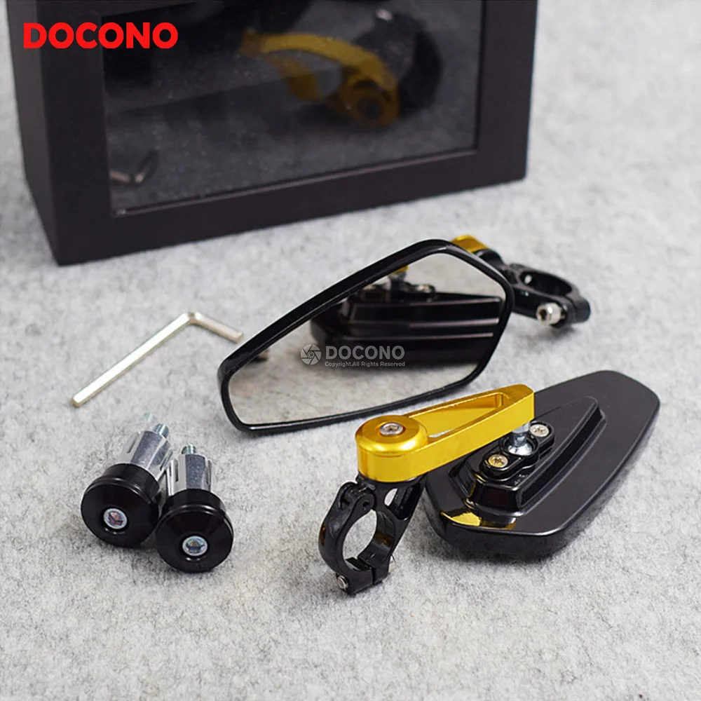 

Motorcycle 22mm handlebar side rearview mirrors Universal For YAMAHA bws 125 fz6s ys 125 tdm 850 forcex t-max 530 etc.