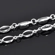 Lovely SP овальные и круглые звенья-открытая цепочка Ожерелье 1 м(B09958