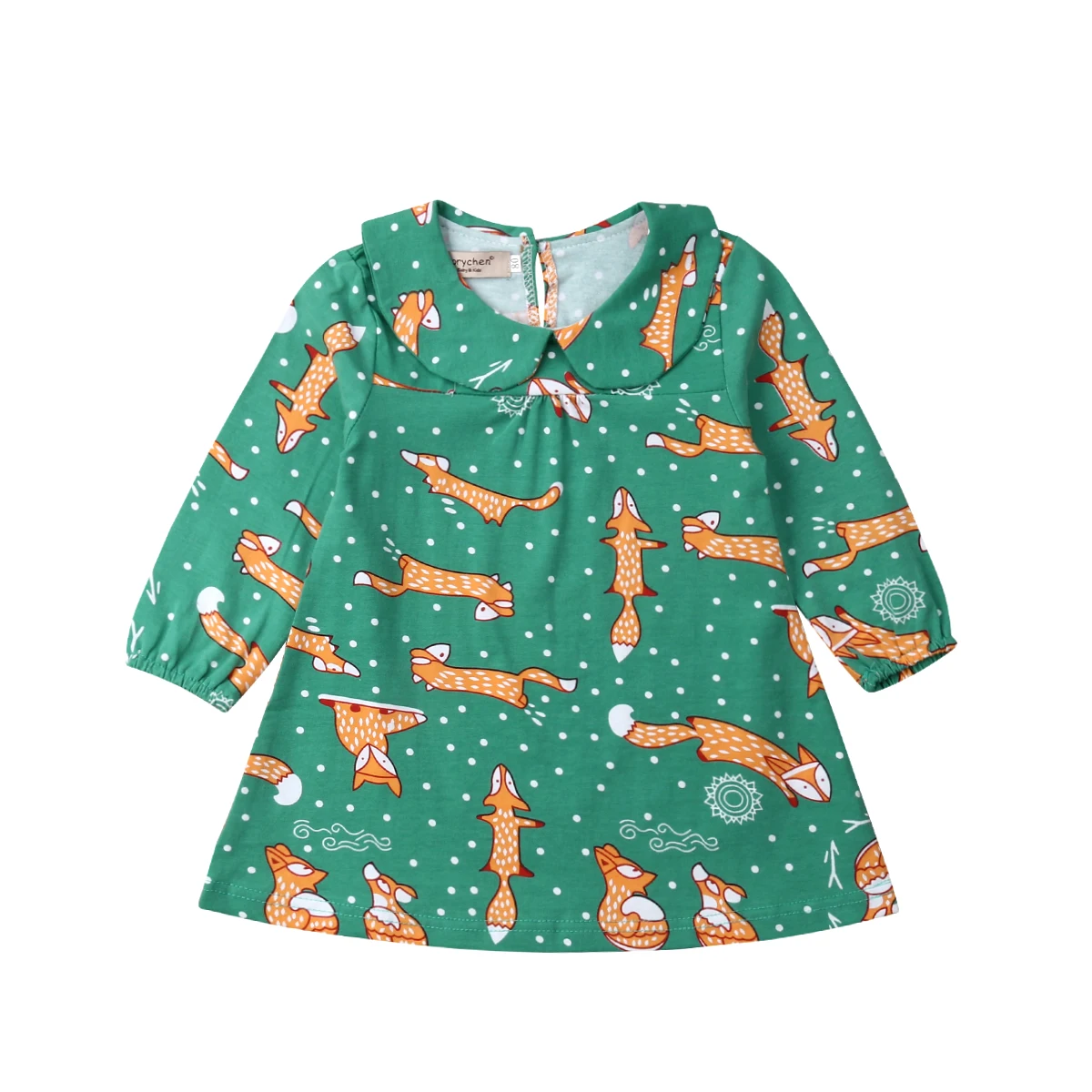 

Toddler Kids Baby Girls Clothes Dress Long Sleeve Princess Party Pageant Casual Dresses Kids Clothes Girl 1-6T