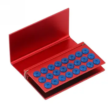 

24 Holes Aluminium Alloy Disinfection Box Dental Burs Autoclavable Dentist Tools