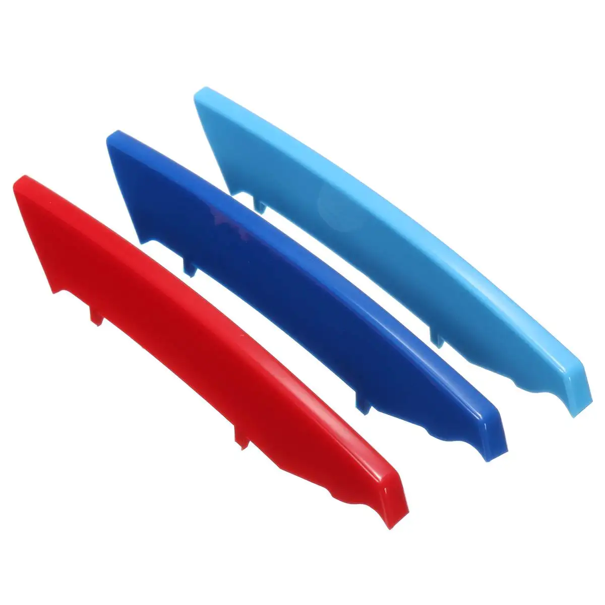 

3 Color Kidney Grille Bar Cover Stripe Clip Decal For BMW 3 Series E90 E91 04-08
