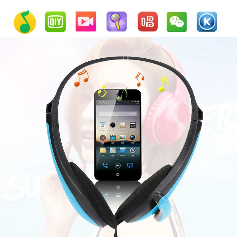 Портативные игровые стерео наушники с активным шумом, бас наушники, проводные ПК стерео наушники с гарнитурой с микрофоном для Xiaomi IPhone PC