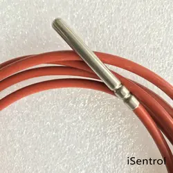 4 провода PT1000 Температура Сенсор 4 провода с силиконовым гелем покрытием 1,5 метров зонд 45 мм * 5 мм-50-180 градусов RTD