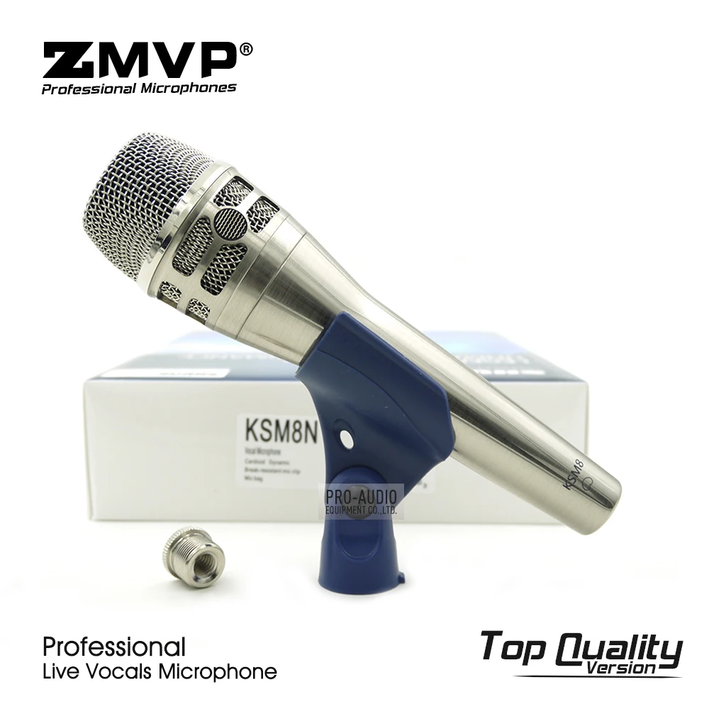 

Top Quality Version KSM8 Professional Live Vocals KSM8N Dynamic Wired Microphone Karaoke Super-Cardioid Stage Performance Mic