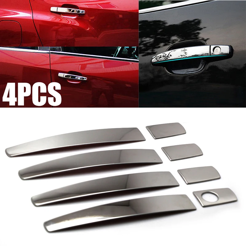 

Mayitr 4pcs/set Door Handle Cover Trim Stainless Steel Chrome For Vauxhall Opel Astra Antara Zafira Insignia