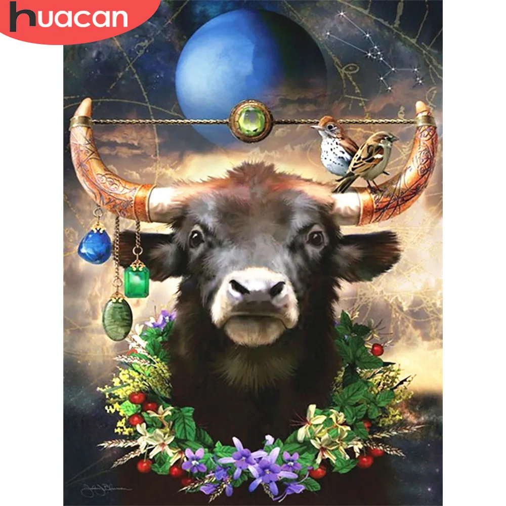 

HUACAN Diamond Mosaic Full Layout Animals Diamond Painting With Square Stones Sheep Diamond Embroidery Sale Rhinestones Pictures