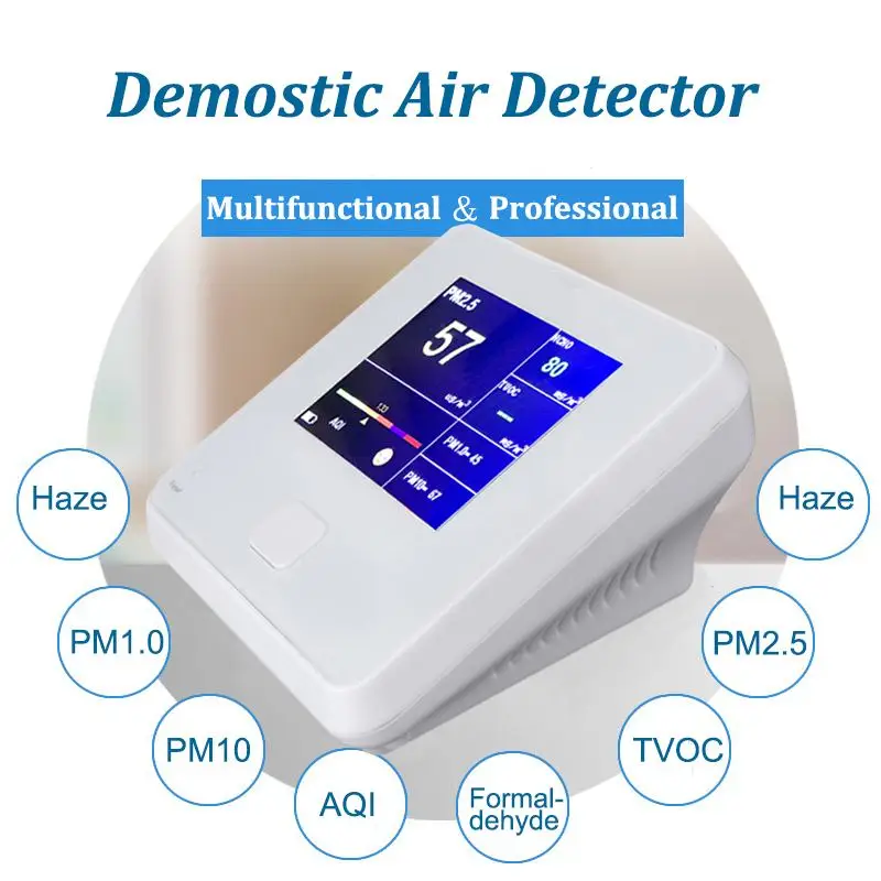 

LED screen Domestic formaldehyde laser PM2.5 detction haze Meter professional air quality test instrument multi-function detcter