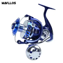 Mavllos Макс Перетащите 35 кг морских доказательства Рыбалка спиннингом 13BB Алюминий сплав металла медленно Отсадки катушка джиг лодка Рыбалка катушка