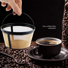 Кофейные аксессуары от производителей из нержавеющей стали, многоразовый Кухонные гаджеты в стиле конуса, кофейный фильтр, кухонная посуда ручной работы