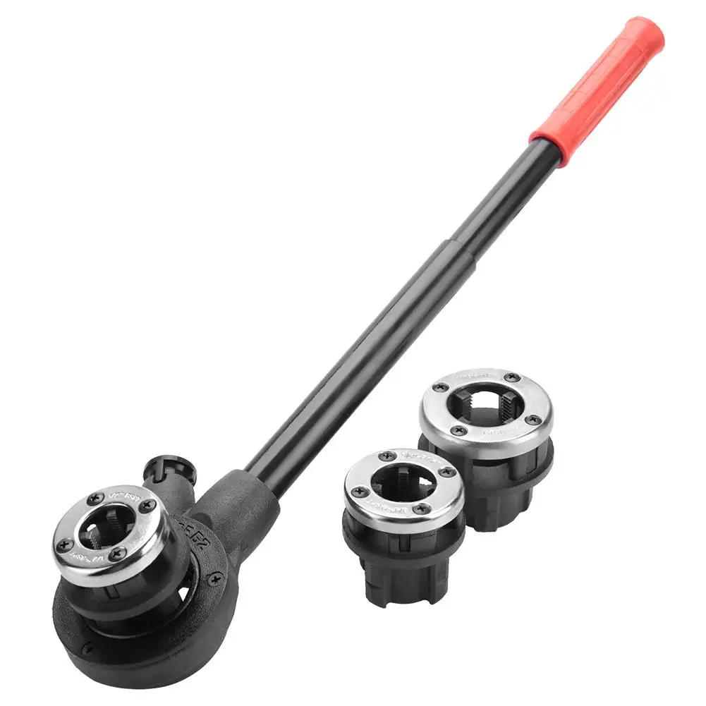 

Manual Pipe Threader Threading Machine Kit with 3 Dies 1/2 Tool