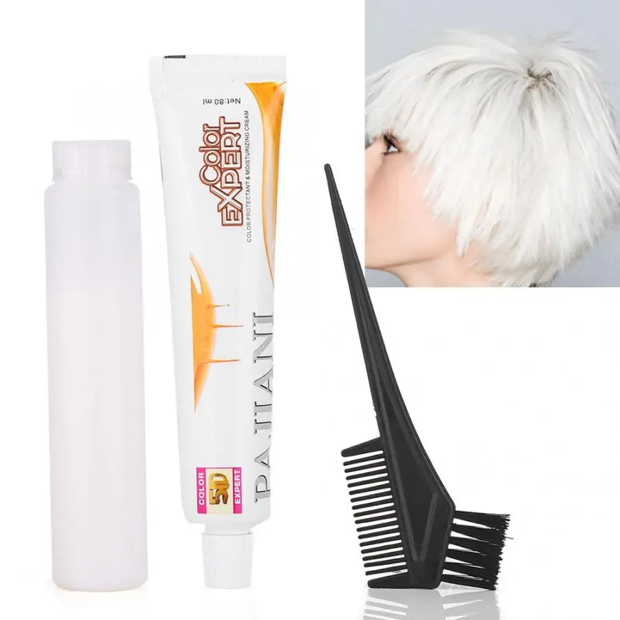 

80ml/Piece Professional Permanent Hair Color Cream Hair Whitening Cream Hair Dye Cream Bleaching Hairdressing Salon Tools