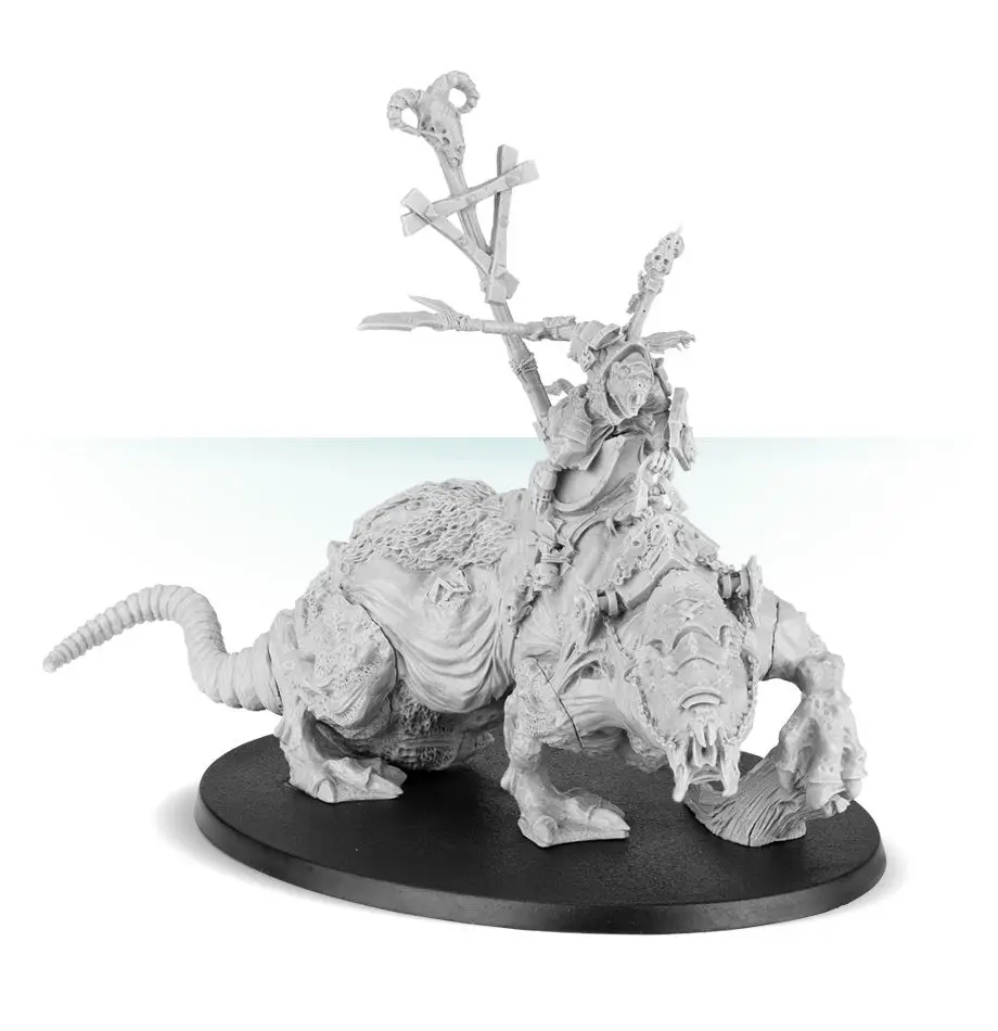 Skaven Warlord on Brood Horror |