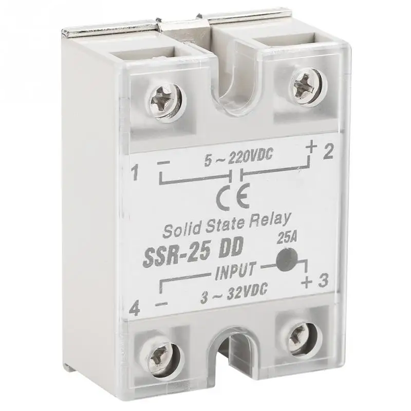 SSR 25 DD 25A 5 220 В постоянного тока твердотельное реле для промышленного процесса
