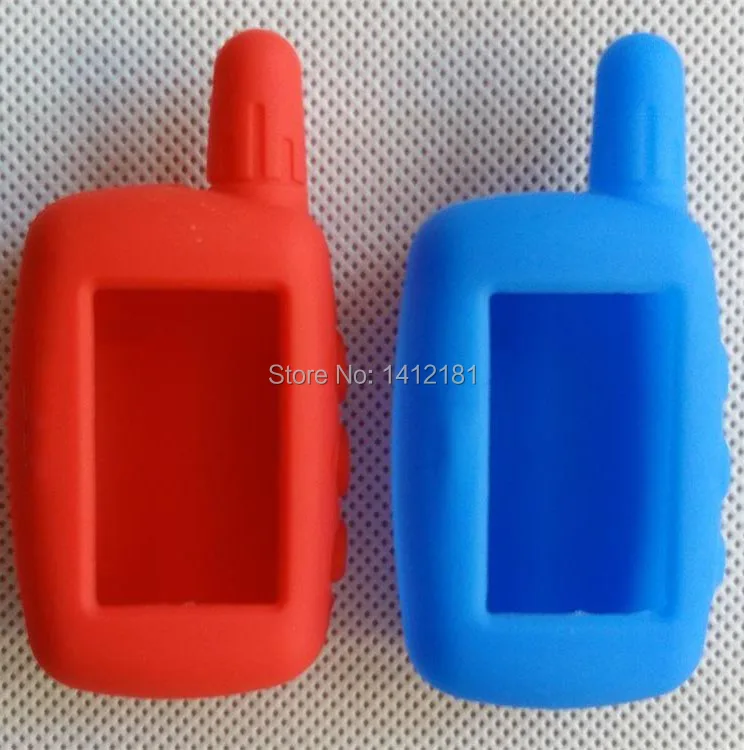 Hot ! A6 Silicone Case With LOGO for Burglar Alarm Russian Version Starline A6 Lcd Remote Controller,also fits Starline A9 A4 A8