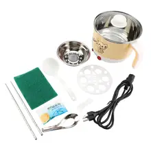 ГОРЯЧАЯ 110 л Мини нержавеющая сталь Электрический горшок быстрого приготовления лапша плита 220-в США вилка