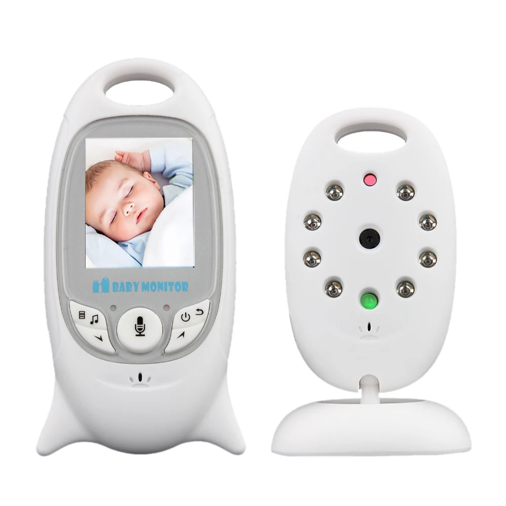 

AU Plug Baby Sleeping Monitor white Video Wireless with camera baba electronic Security 2 Talk Nigh Vision IR LED Temperature