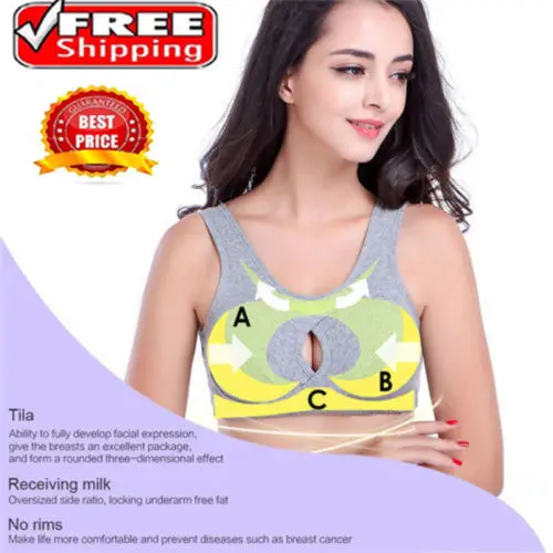 

Womens Yoga Sport Bras Crop Tops Vest Racerback Lady Gym Padded Bra S/M/L/XLXXL