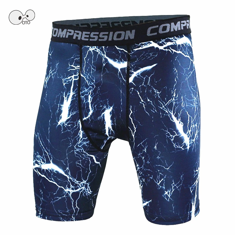 

New Arrival Quick Dry Compression Tights Running Short Pants Gym Sport Leggings Crossfit Mens Shorts Football Trousers Jogging