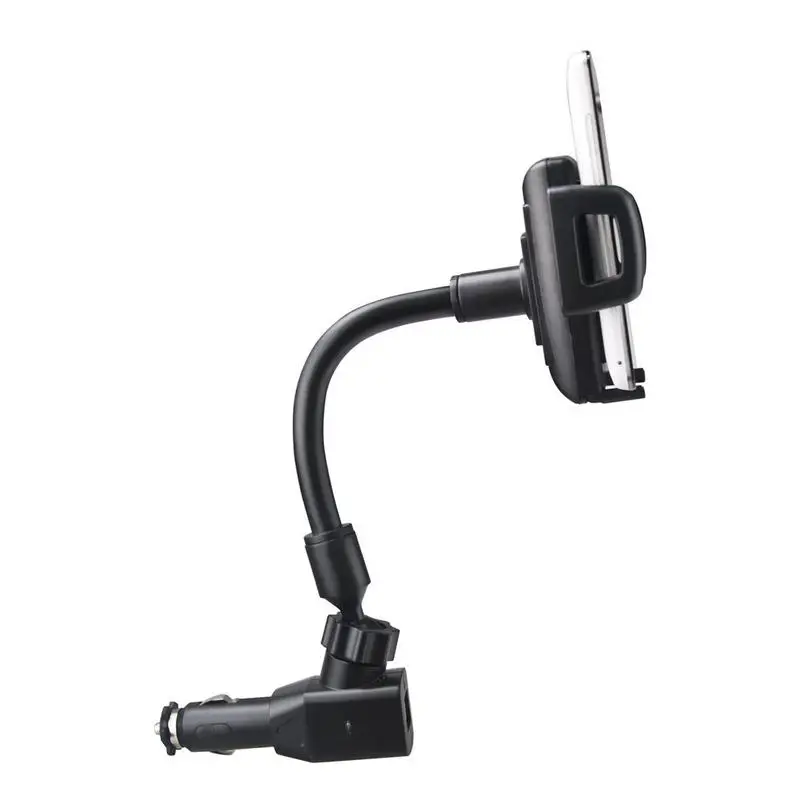 

Car Charging Holder Cigarette Lighter Dual USB Navigation Rotatable Adjustable Quick Charging Frame Buckle Induction Stand