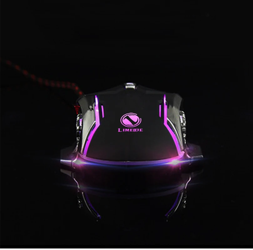 

Professional Wired Gaming Mouse 6 Button 2400 DPI Adjustable Computer Optical LED Game Mice USB Games Cable Mouse LOL for Gamer