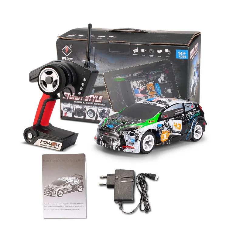 NEW 2019 Wltoys K989 1/28 MINI 4WD Off Road RC Brushed Rally Car RTR Alloy Chassis Structure