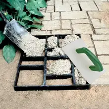 Molde de cemento para pavimento de jardín, rascador de mano, espátula de acabado, cuchillo de albañil, tabla de barro, rascador