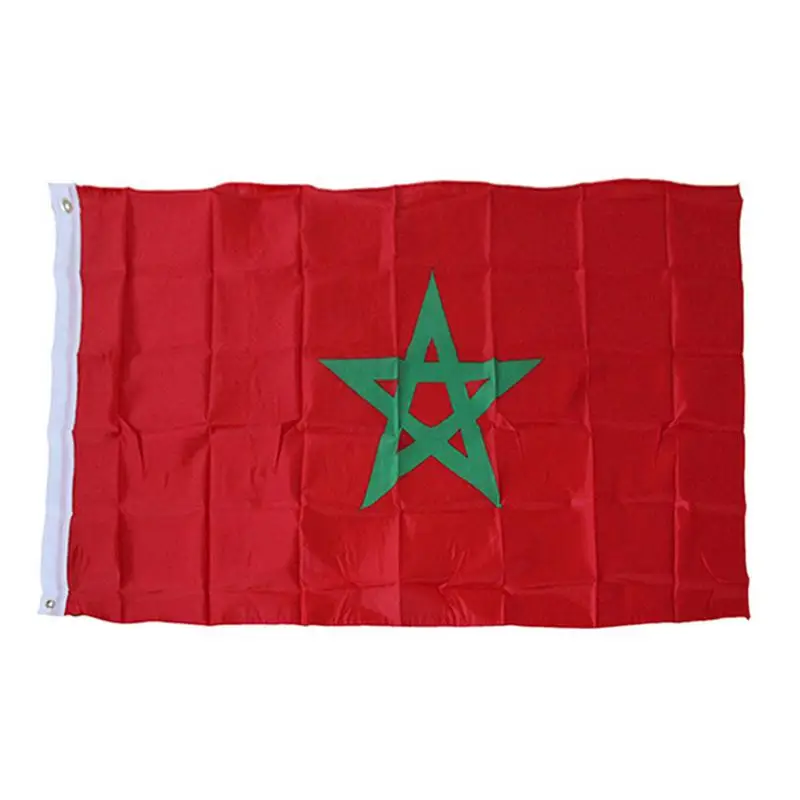 Flag of Morocco 150x90cm Happy Gifts High Quality Double Sided Printed Details About New Polyester Dropshipping