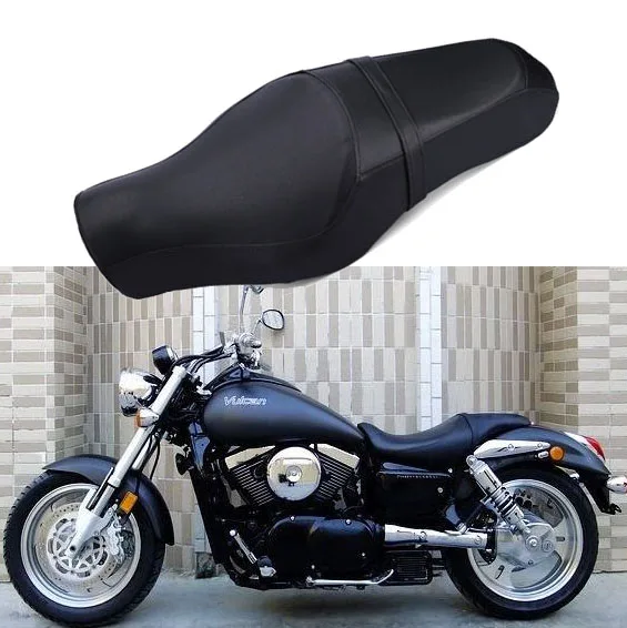 

Driver Seat + Passenger Seat Two up Solo Cushion Saddle For Harley Sportster XL1200 XL883 XL1200N XL883N XL1200V 04-16