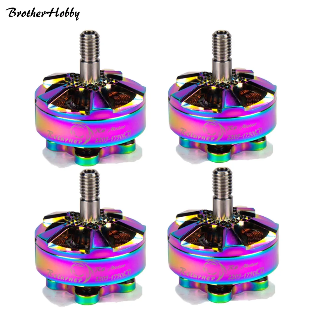 

News 1PCS/2PCS/4PCS Brotherhobby Return R6 2205 1750KV 2450KV 2700KV 4-6S Brushless Motor For RC Models Spare Part DIY Accs