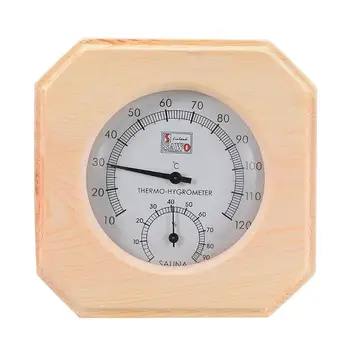

Wood Temperature Measuring Sauna Room Thermometer Hygrothermograph Hygrometer Humidity Measure Home Supplies