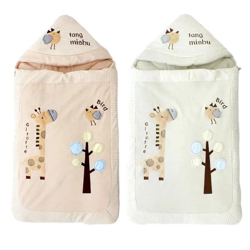 

Infant Sleeping Bag Autumn And Winter Models Thickened Warm Soft Dual Use Anti Kick Quilt Baby Stroller Envelopes Sleepy Bag