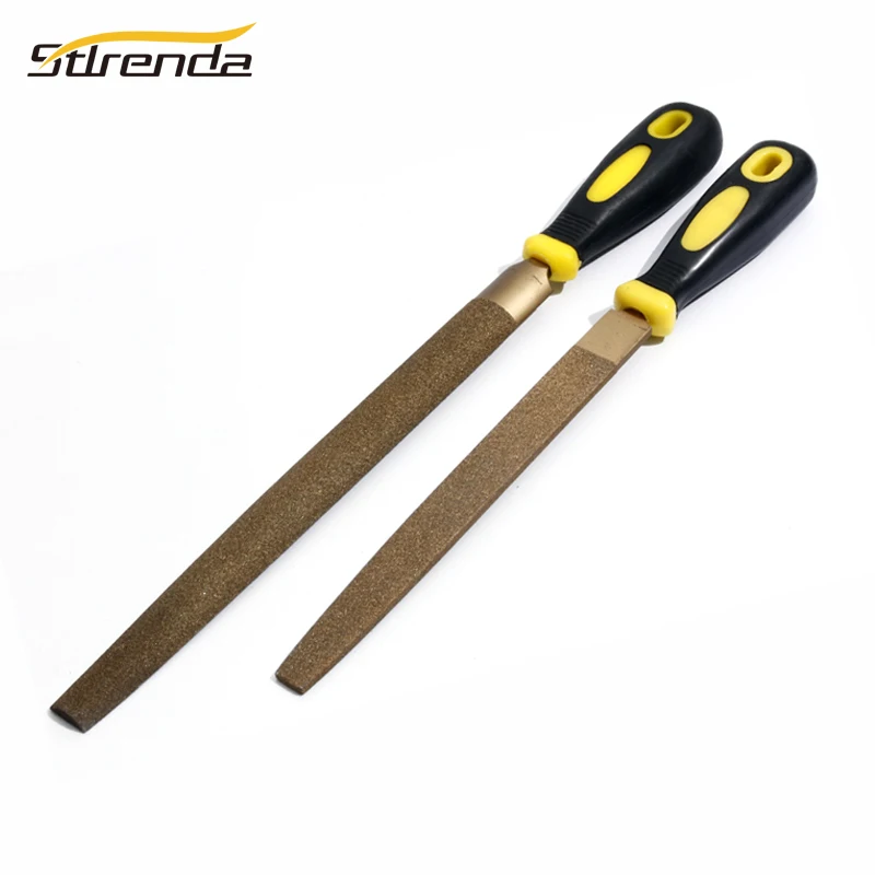 

STLRENDA 1pc Brazing Diamond File Size 6",8",10",12",14" Wood Rasp Files Carving Tools Sharp File Sharpening Width 16/19/24/27mm