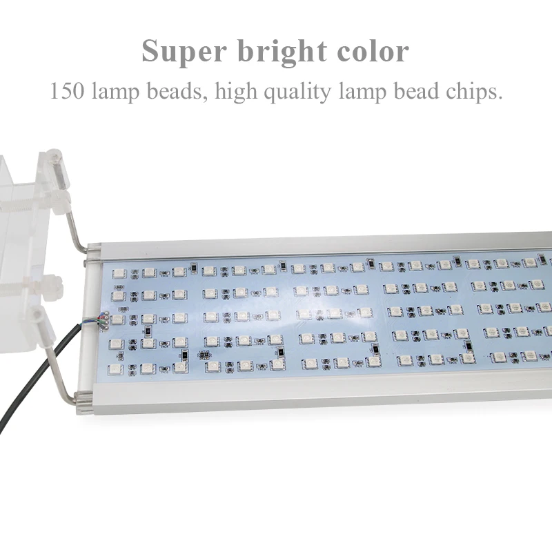 60-80CM RGB Aquarium Led Light Marine SMD 5050 LED Aquarium Lighting Fish Tank Light Lamp For Aquarium LED Lighting Bracket 60CM