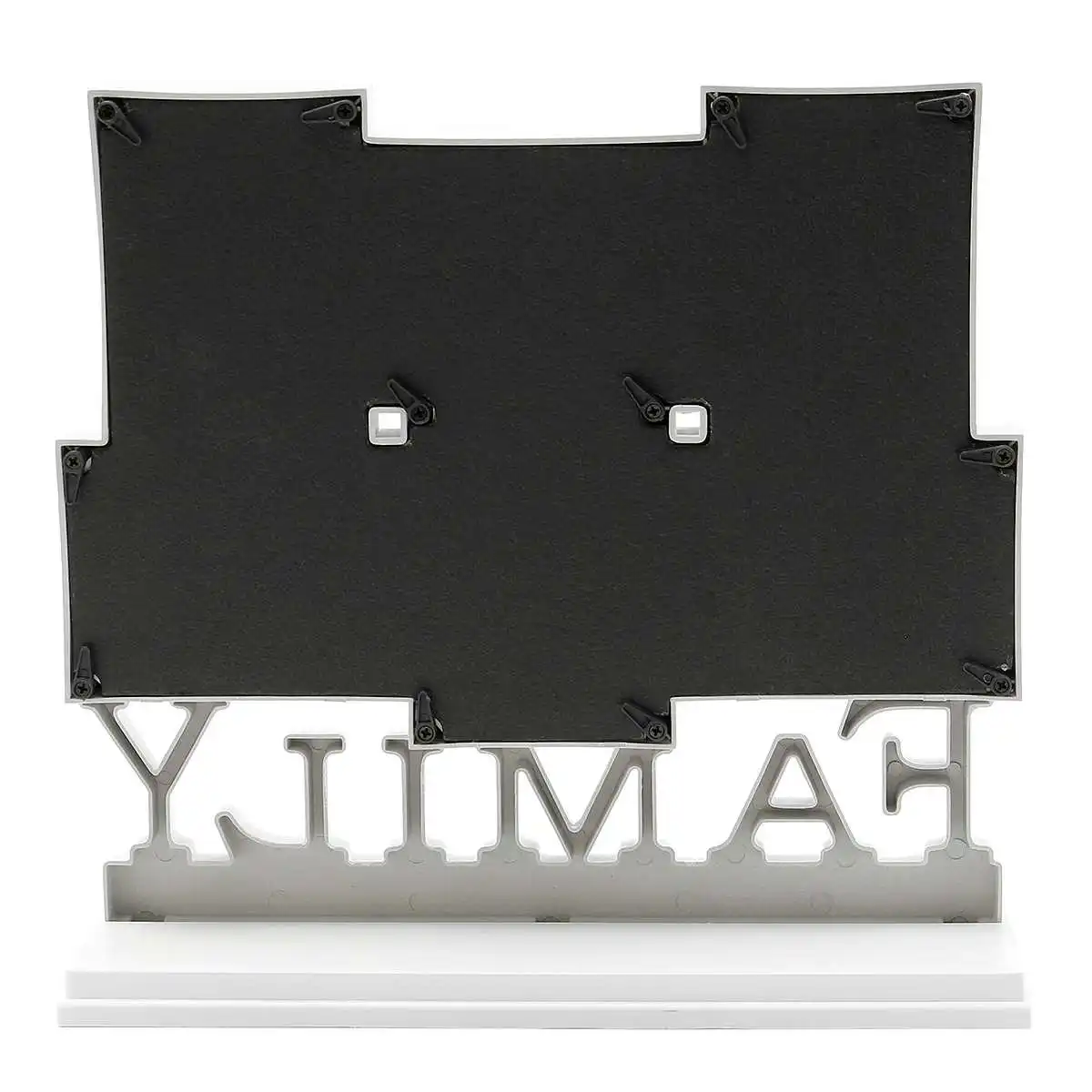 Белая пластиковая семейная фоторамка настенный держатель для фотографий дисплей домашний декор