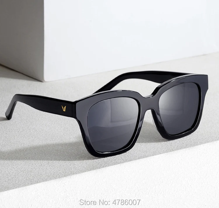 Ацетатные поляризованные солнцезащитные очки мужские высокого качества Модные негабаритные дизайнерские винтажные квадратные женские очки солнцезащитные очки оригинальные
