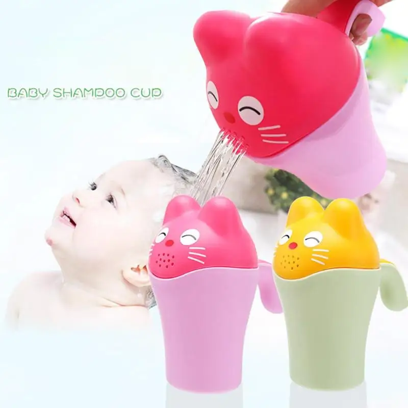 Newborn Baby Cartoon Bathing Cups Kid Shower Shampoo Cup Bailer Baby Shower Water Spoon Bath Wash Cup Newborn Baby Cartoon Bathing Cups Kid Shower Shampoo Cup Bailer Baby Shower Water Spoon Bath Wash Cup