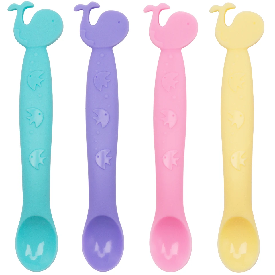 

Qshare Baby Spoon Wood Material Children's Cutlery Feedkid Baby Gadgets Feeding Spoon Cutlery Infants Utensils Nature Type